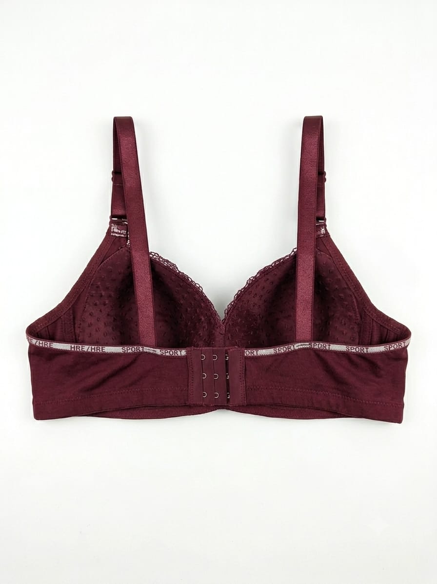 Women's Lace Overlay D-Cup Push-Up Bra